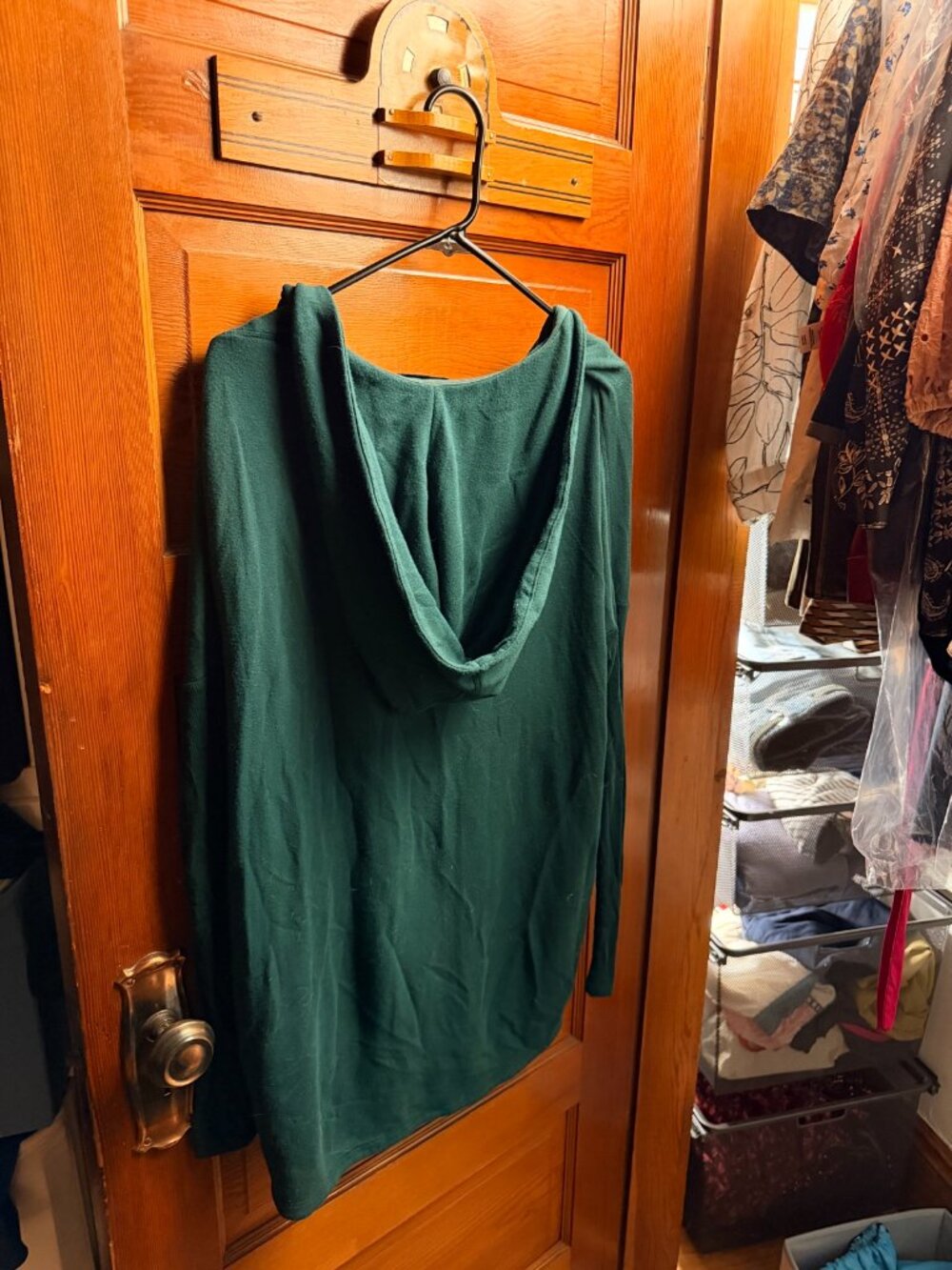 Athleta Purana Wrap Sweatshirt XXS Emerald Green NWT